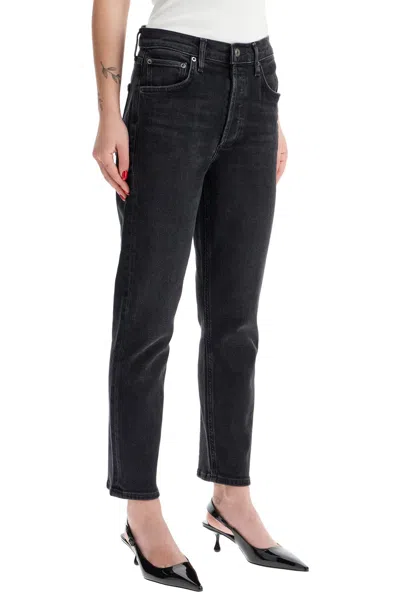 Shop Agolde Riley Cropped Jeans