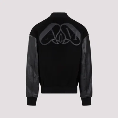 Alexander Mcqueen Calf Leather Jacket Men