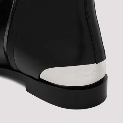 Alexander Mcqueen Leather Ankle Boots