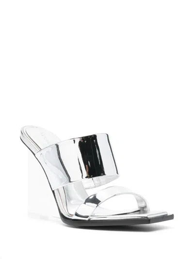 Alexander Mcqueen Square-toe Wedge-platform Sandals