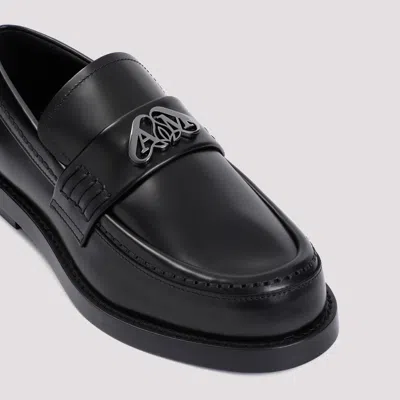Alexander Mcqueen Women's Seal Loafers In Black