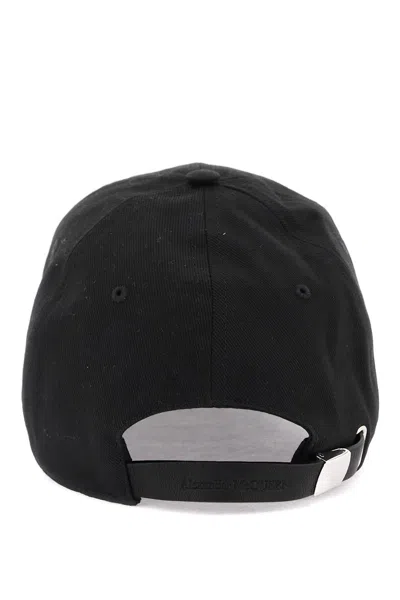 Alexander Mcqueen Embroidered Cotton-twill Baseball Cap