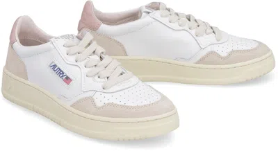 Autry Medialist Low Leather Sneakers In White