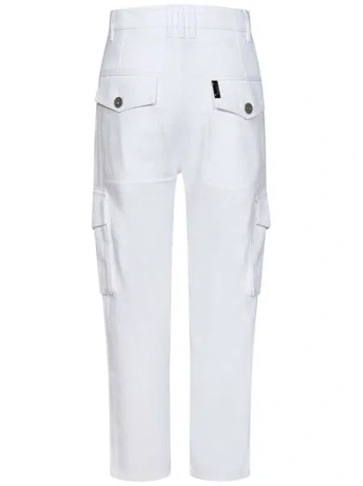 Balmain Cargo Trousers With Belt Loops And Metal Hardware