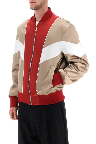 Balmain Monogram-print Reversible Bomber Jacket