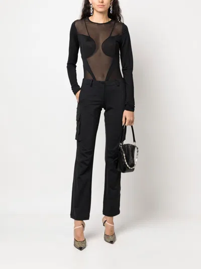 Balmain Semi-sheer Panelled Top