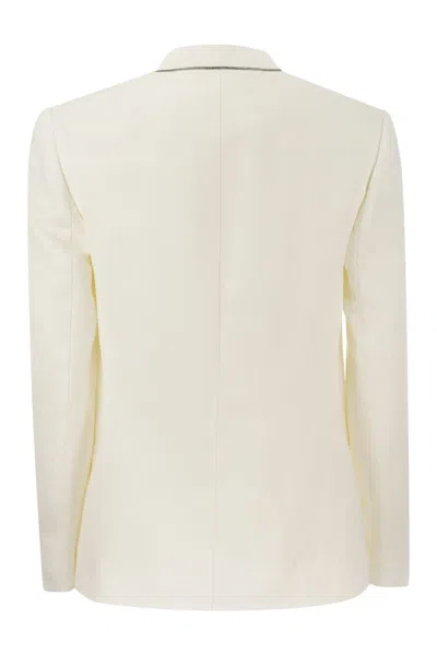 Brunello Cucinelli Elegant And Versatile Linen-blend Jacket