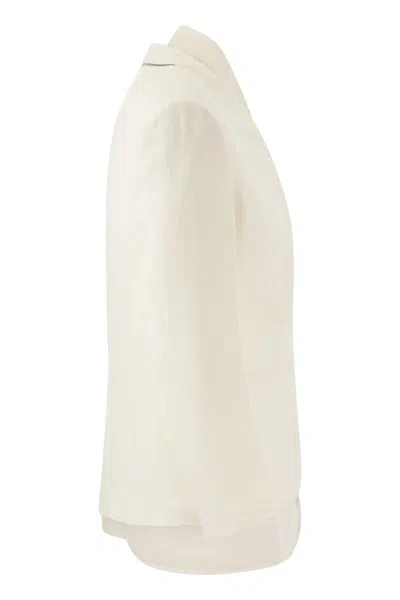 Brunello Cucinelli Elegant And Versatile Linen-blend Jacket