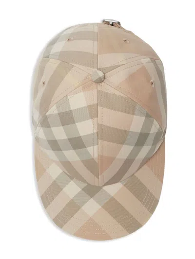 Burberry Check-pattern Eyelet-detailing Cap