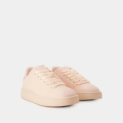 Burberry Leather Box Sneakers