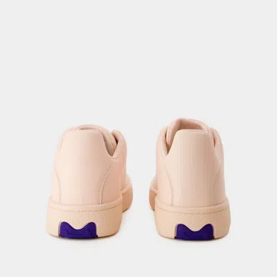 Burberry Leather Box Sneakers