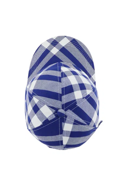 Burberry Baseball Cap With Tartan Pattern Unisex