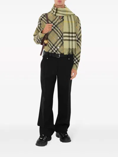 Burberry Checked Wool-blend Shirt Jacket