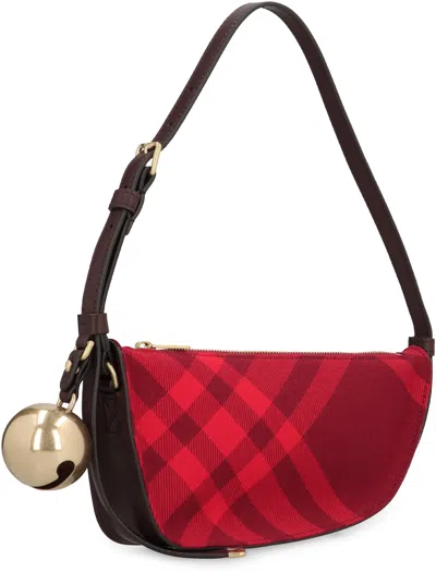 Burberry Mini Shield Check-pattern Shoulder Bag