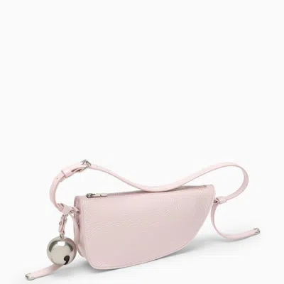 Burberry Woman Pastel Pink Leather Knight Small Shoulder Bag