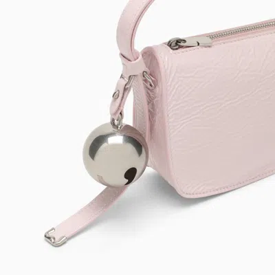 Burberry Woman Pastel Pink Leather Knight Small Shoulder Bag