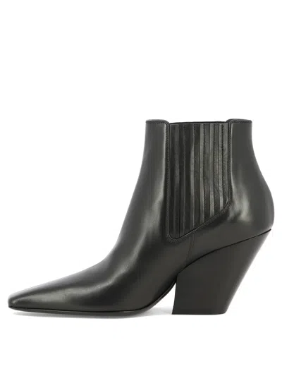 Casadei Love Ankle Boots Black