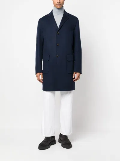 Colombo Notched-collar Single-breasted Coat