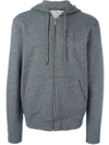 Kenzo Logo Print Zip-up Hoodie