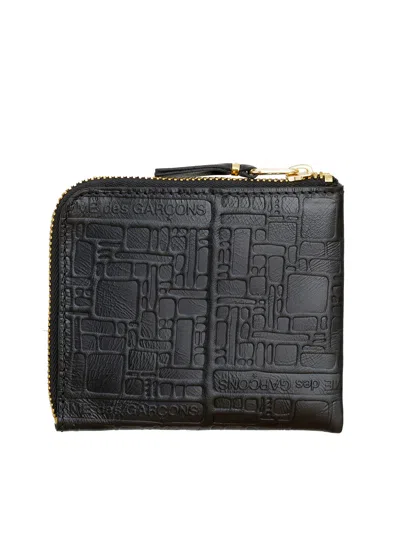 Comme Des Garçons Wallet Portafoglio In Pelle Con Zip