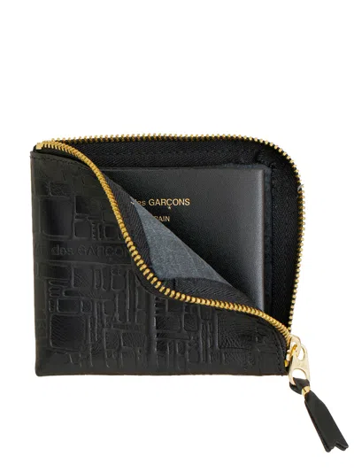 Comme Des Garçons Wallet Portafoglio In Pelle Con Zip