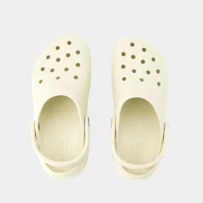 Crocs Classic Platform Lined Sabots Femmes Bone 36 In Neutral