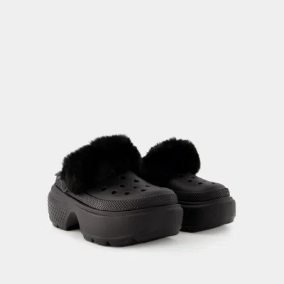 Crocs Unisex Stomp Lined Clog In Black
