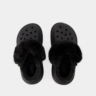 Crocs Unisex Stomp Lined Clog In Black