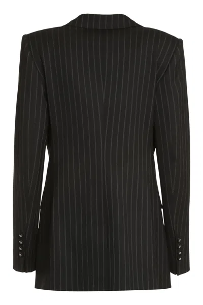 Dolce & Gabbana Single-breasted Pinstripe Wool Turlington Jacket