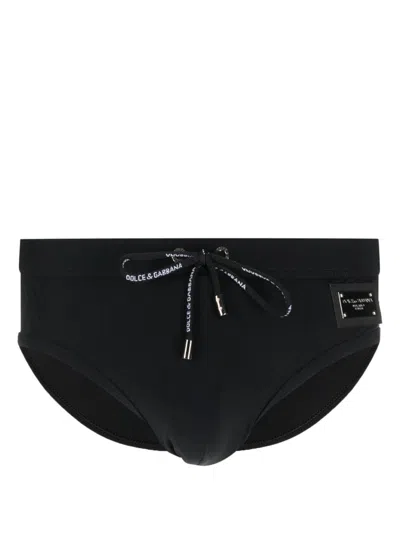Dolce & Gabbana Logo-plaque Swim Trunks