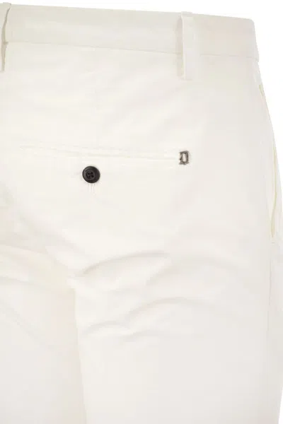 Dondup Men's Alfredo - Slim-fit Cotton Trousers