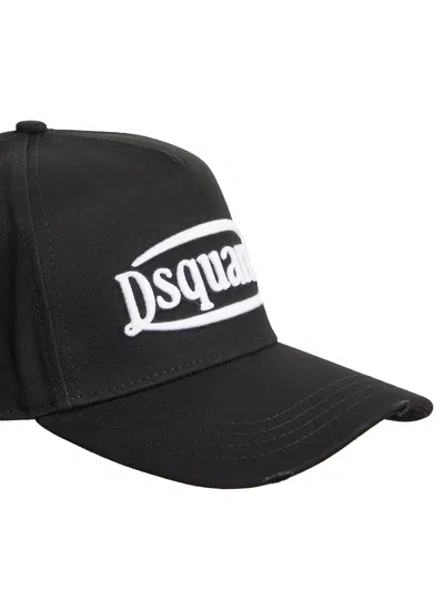 Dsquared2 Baseball Logo Cap In Black
