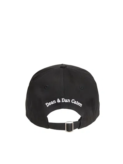 Dsquared2 Baseball Logo Cap In Black