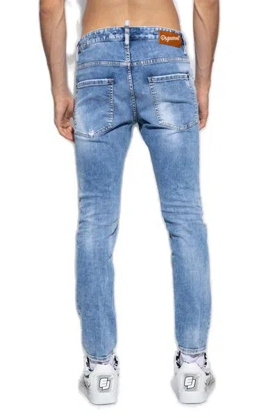Dsquared2 Logo-patch Mid-rise Skinny Jeans