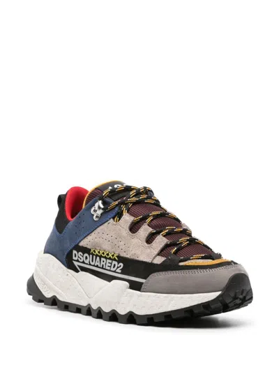 Dsquared2 Panelled Leather Sneakers