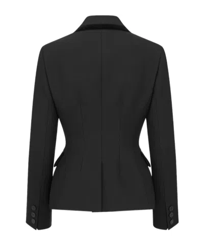 Dior Marlène Double-breasted Jacket In Black