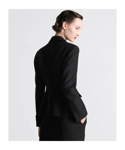 Dior Marlène Double-breasted Jacket In Black