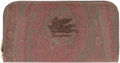 Etro Coated Canvas Wallet