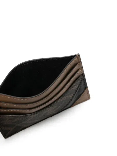 Fendi Men's Fabric Ff Motif Card Holder