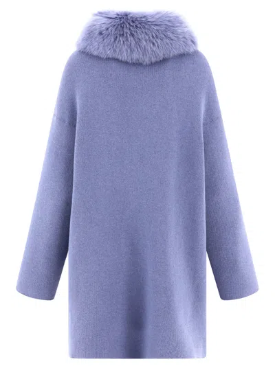 Giovi Elegant Mini Wool And Cashmere Jacket For Women