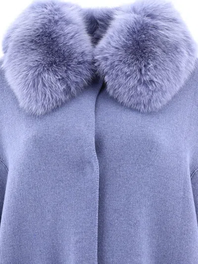 Giovi Elegant Mini Wool And Cashmere Jacket For Women