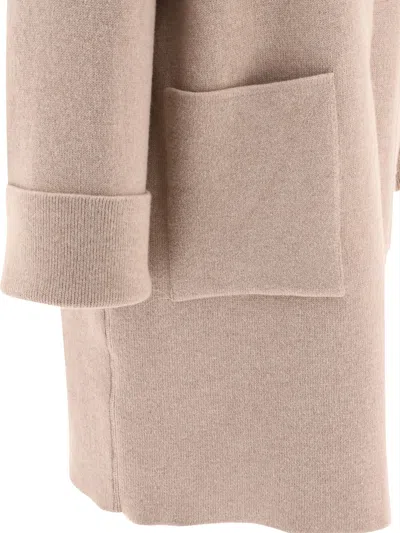 Giovi Wool And Cashmere Coat Coats Beige