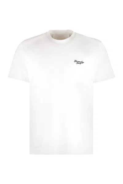 Givenchy Crew Neck T-shirt With Ribbed Neckline