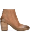 MARSÈLL round toe ankle boots,RUBBER100%