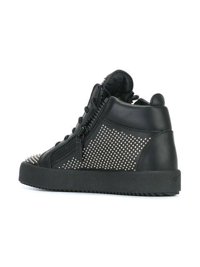 Shop Giuseppe Zanotti 'connor' Mid-top Sneakers