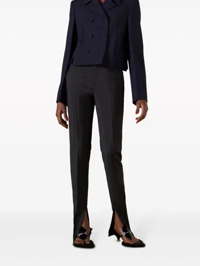 Gucci Cotton Jersey Trousers With Embroidery