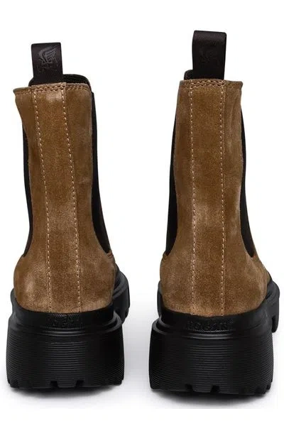 Hogan Beige Women's Boots For The 2024 Fall/winter Season