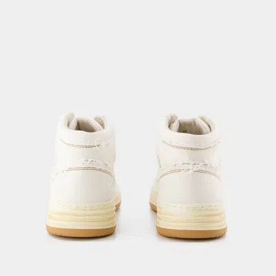 Hogan Contrast-stitch High-top Sneakers