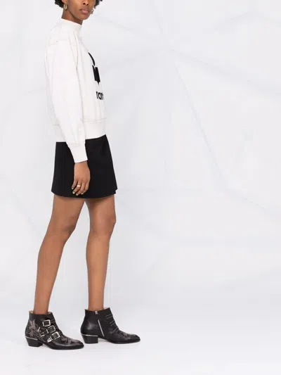 Isabel Marant Étoile Moby Flocked Logo Sweatshirt