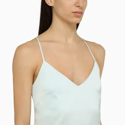 Ivy & Oak Ivy Oak Noel Light Aqua Satin Dress